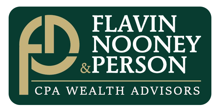 Flavin Nooney & Person Logo